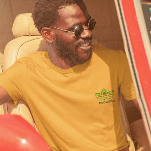 Avocado Small Logo Tee Men's Coloured Thumbnail