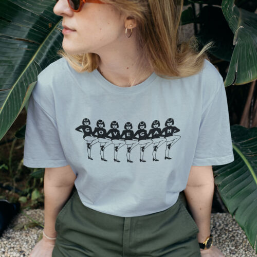Go Vegan Show Grils Tee Women's Size Coloured Thumbnail