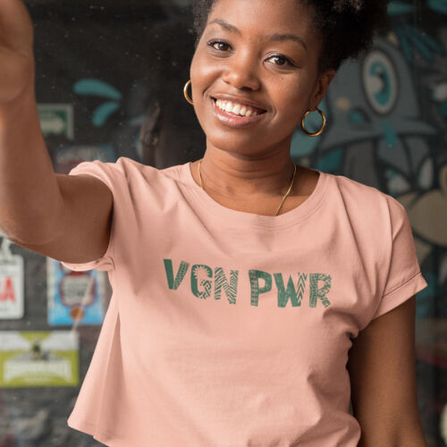 VGNPWR Green Logo Women's Size Tee Coloured Thumbnail