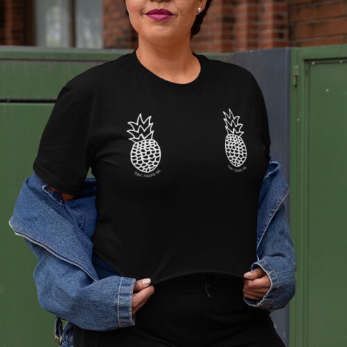 Plant Powered Bae Tee Black Crop Thumbnail