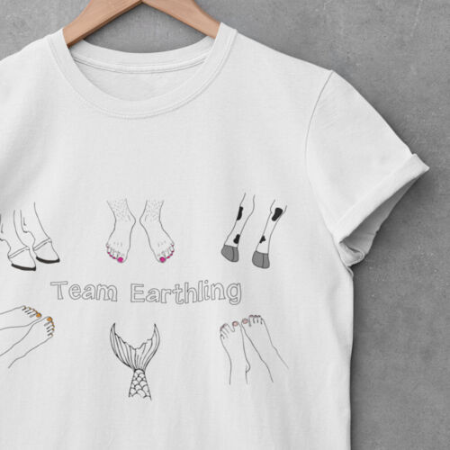 Team Earthling Men's Size Tee White Thumbnail