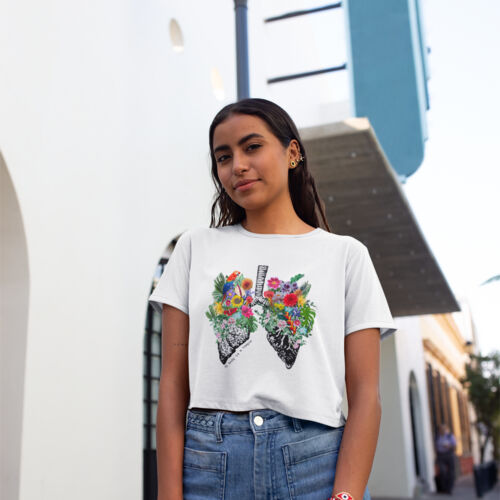 My Body is a Temple Tee Crop White Thumbnail