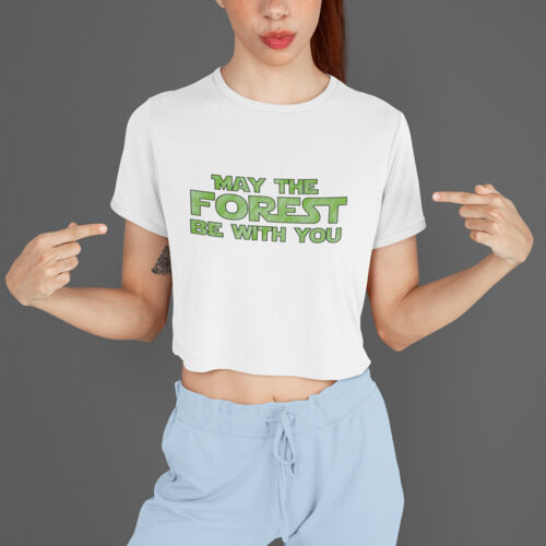 May The Forest Be With You Crop White Thumbnail
