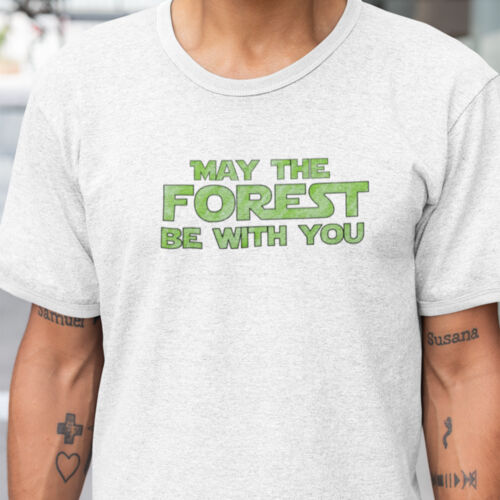 May The Forest Be With You Men's Size White Thumbnail
