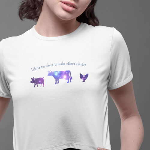 Life Is Too Short To Make Others Shorter Crop White Thumbnail