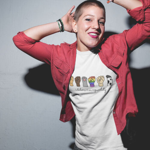 I Believe in Equality Tee Women's Size White Thumbnail