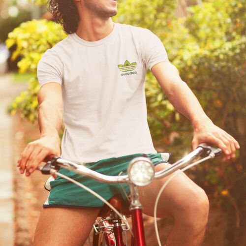 Avocado Small Logo Tee Men's Size White Thumbnail