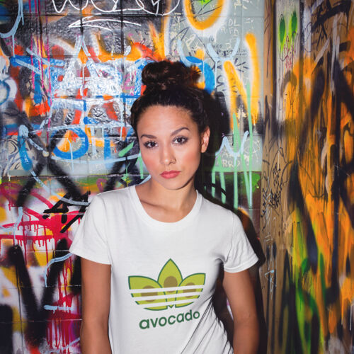 Avocado Big Logo Tee Women's  White Thumbnail