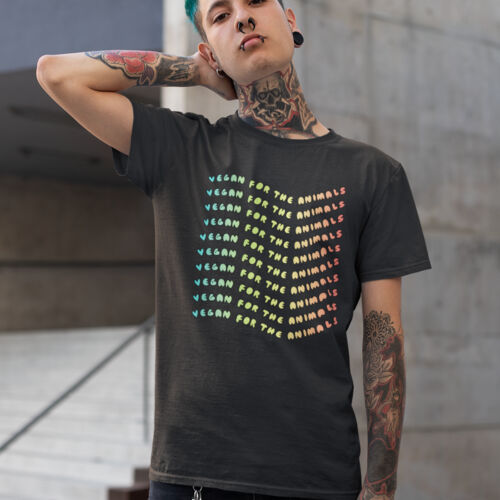 Vegan For the Animal Men's Tee Coloured Thumbnail